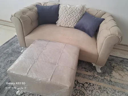 مبل کودک مدل مینی چستر به همراه پاف و کوسن
