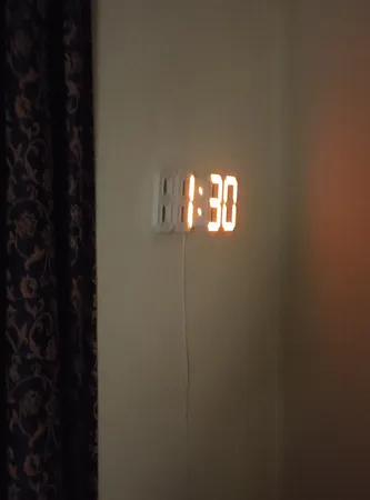 ساعت دیواری و رومیزی مدل X Segment Clock