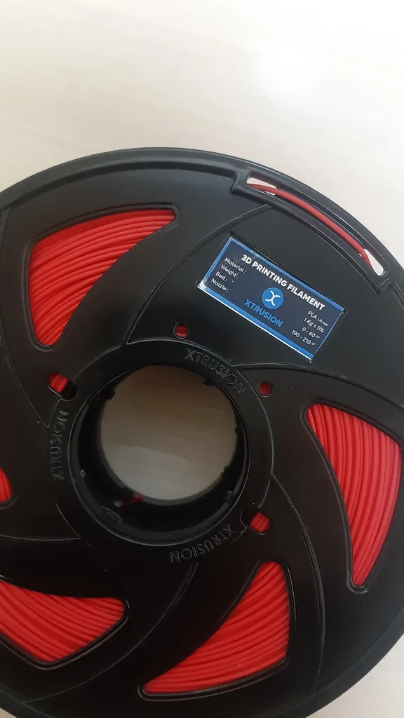 فیلامنت PLA پرینتر سه بعدی ایکستروژن مدل XTG قطر 1.75 میلی متر 1000 گرم