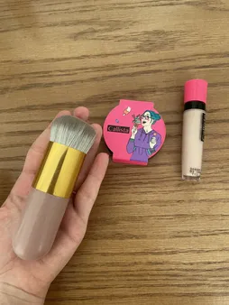 برس آرایشی مدل پرتراکم کپسولی