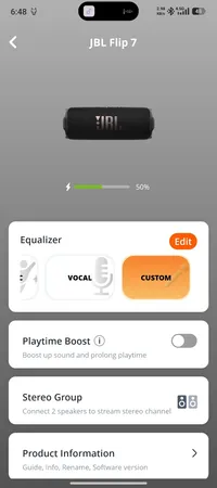 اسپیکر بلوتوثی قابل حمل جی بی ال مدل FLIP7