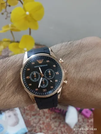 ساعت مچی عقربه ای مردانه کد Emp-Blk