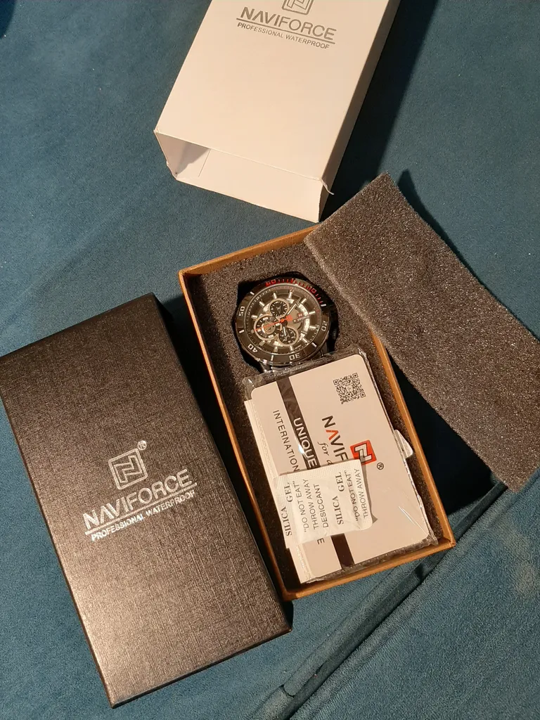 ساعت مچی عقربه ای مردانه نیوی فورس مدل NF9174M -B-B