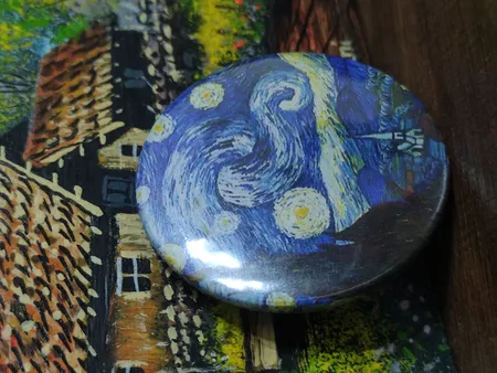 پیکسل طرح شب پر ستاره ونسان ونگوگ کد 10112