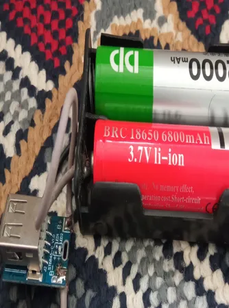 باتری لیتیوم یون قابل شارژ اولترا فایت مدل 18650 ظرفیت 6800 میلی آمپر ساعت