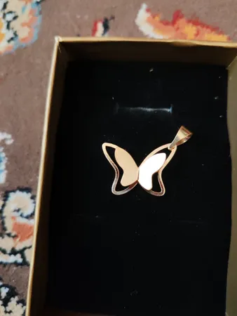 آویز گردنبند طلا 18 عیار ماهک مدل MM0469