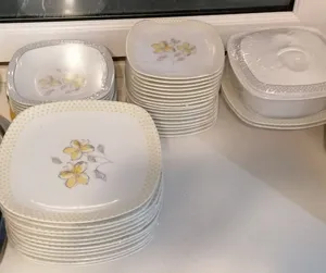 تجریه خرید سرویس غذاخوری 98 پارچه چینی زرین ایران سری کواترو مدل والنسیا درجه یک