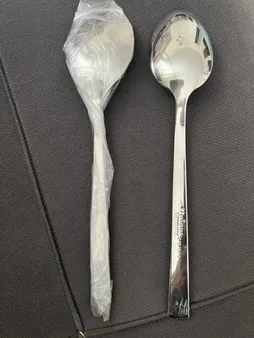 قاشق سرو سالاد کوچک صنایع استیل ایران مدل روما کد 6