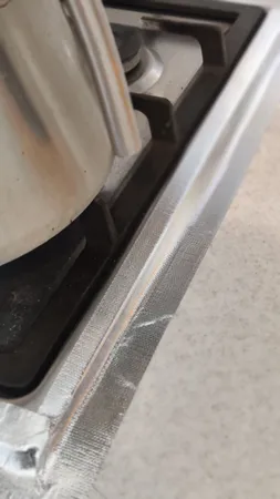 چسب آلومینیوم  مدل نخ دار برزنتی  عرض 5 سانتی متر