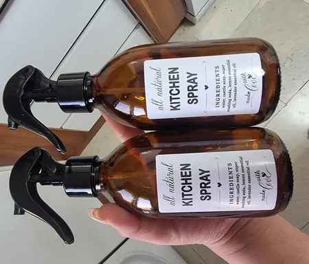 ظرف اسپری روغن مدل NATURAL مجموعه 2 عددی