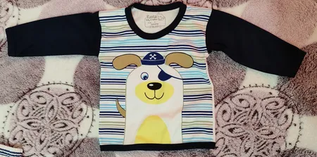 ست تیشرت و شلوار نوزادی کد SHTB001