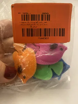 ماهی تزئینی آکواریوم مدل نگاه مجموعه ۴ عددی