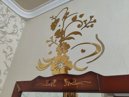 آینه آتریکس مدل گل برگ MD04