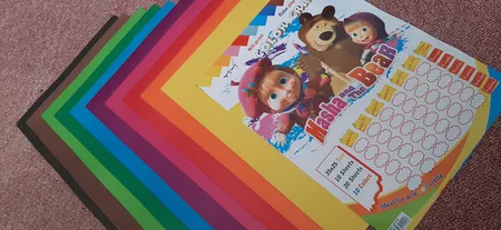 مقوا رنگی کد C3010 سایز 25×35 سانتی متر بسته 30 عددی