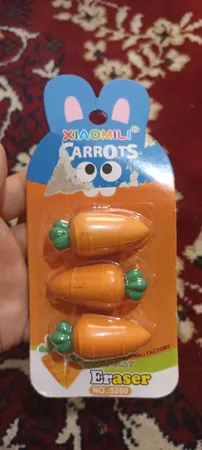 پاک کن مدل هویج کد C-4002 بسته 3 عددی