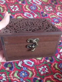 جعبه هدیه چوبی مدل fj8