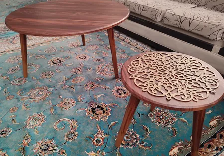 میز پذیرایی مدل TWOT01 مجموعه چهار عددی