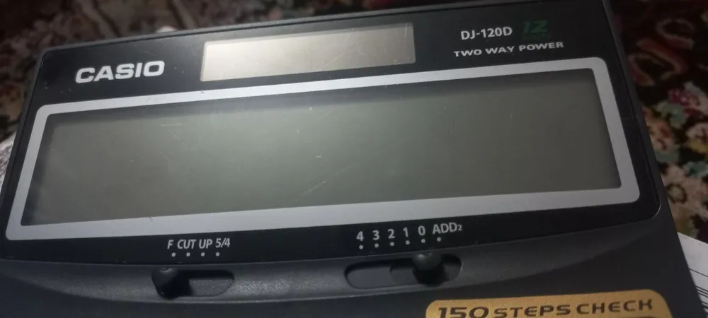 ماشین حساب کاسیو DJ-120-D