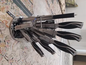 تجریه خرید سرویس چاقو اشپزخانه 9 پارچه ام جی اس مدل KS9014B