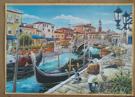 پازل 1000 تکه ایران پازل طرح شهر آبی