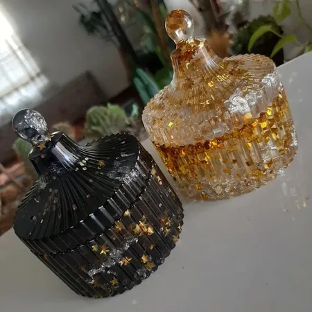 قالب رزین اپوکسی مدل قندان کد QW-90   مجموعه دو عددی