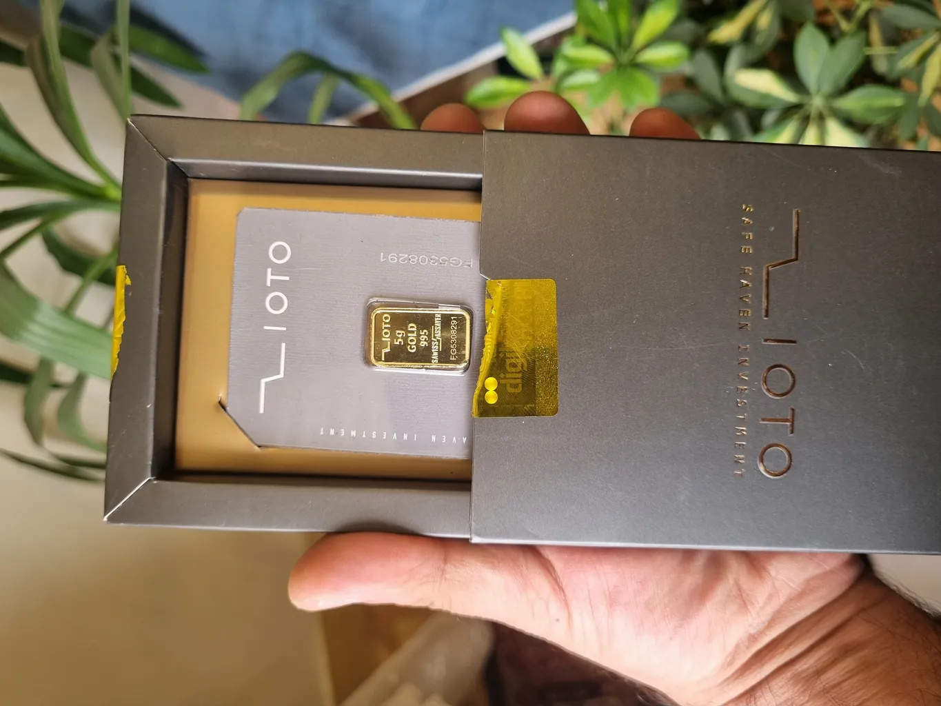 شمش طلا 24 عیار زیوتو مدل DZD-Au-p5