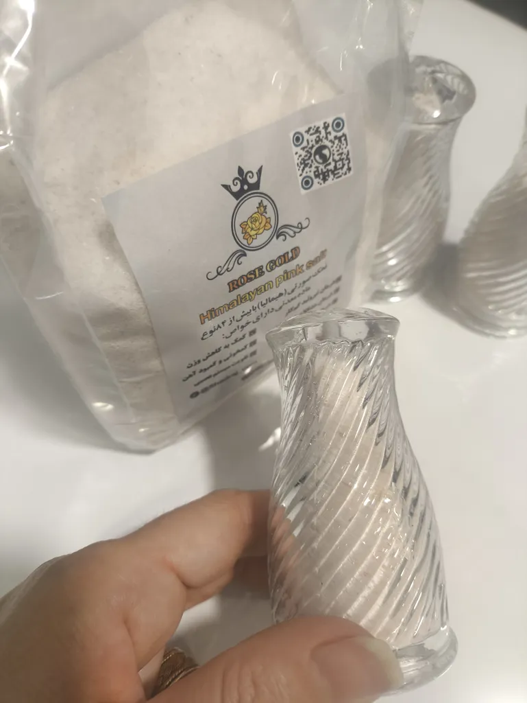 نمک صورتی هیمالیا نمکدانی رزگلد - 1000 گرم