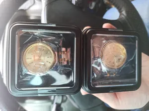 تجریه خرید ست ساعت مچی عقربه ای زنانه و مردانه اسکمی مدل 9098 کد 01