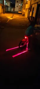 تجریه خرید چراغ عقب دوچرخه مدل لیزری