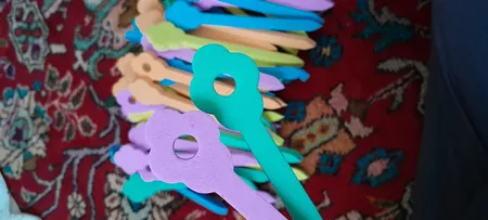 بیگودی مو مدل فومی بسته 50 عددی