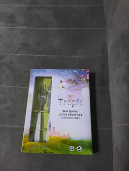 ست کارد و چنگال میوه خوری 12 پارچه دی ام جی کد 1144