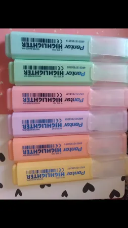 ماژیک علامت گذار پنتر مدل pastel بسته 6 عددی