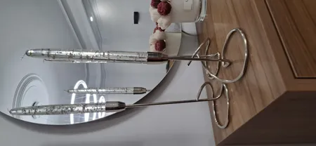 جاشمعی مدل DE-NZ191 طرح مارپیچ ساده مجموعه 3 عددی