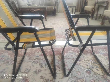 میز و صندلی تاشو سفری میزیمو مدل ساحلی کد 4441 مجموعه 5 عددی