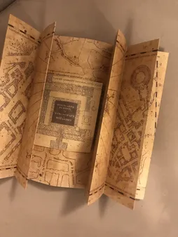 اسباب بازی زینتی مدل نقشه غارتگر هری پاتر کد VT1