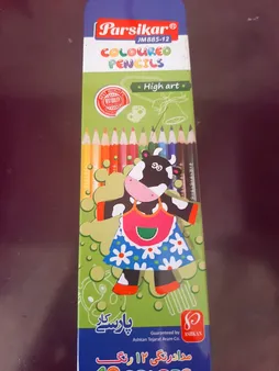 مداد رنگی 12 رنگ پارسي كار مدل JM885-12