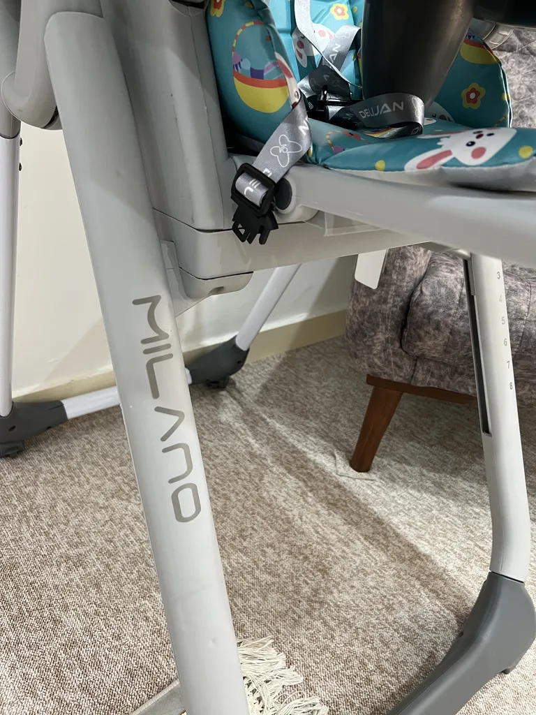 صندلی غذاخوری کودک دلیجان طرح خرگوش مدل میلانو