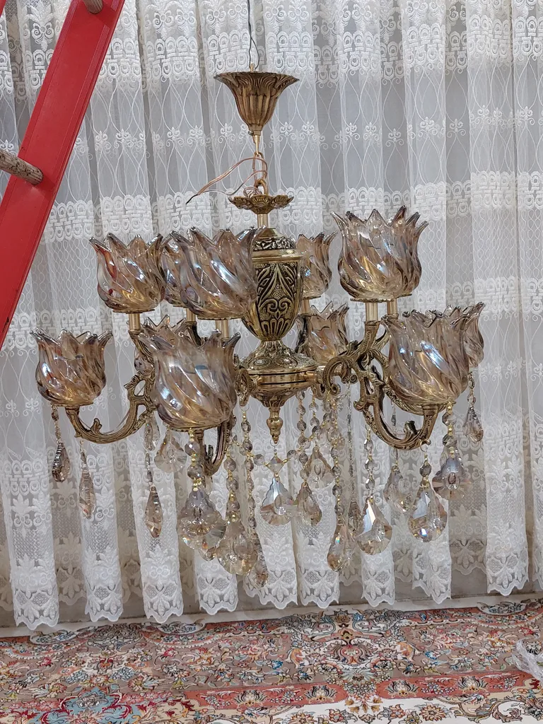 لوستر 12 شعله کد 6699