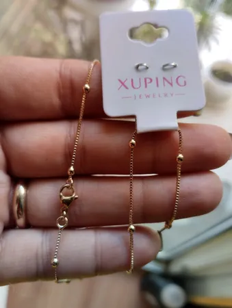 زنجیر زنانه ژوپینگ مدل توپی کد B57