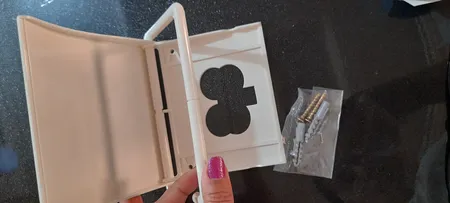 جای دستمال توالت سنی پلاستیک مدل Sarv