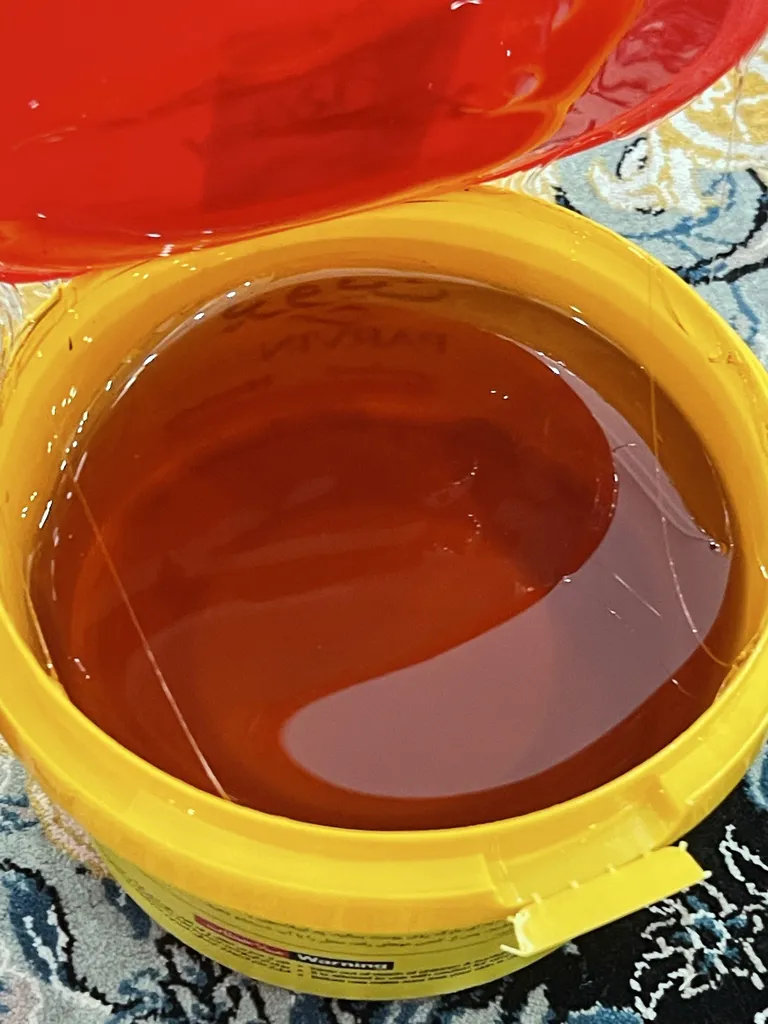 موم سرد پروین مدل Honey حجم 750 گرم