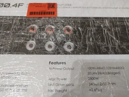 آمپلی فایر خودرو ناکامیچی مدل NKTA100.4