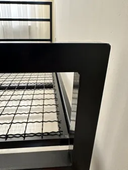 تختخواب دو نفره فلزی قائم کد TF01 سایز 160x200 سانتی متر