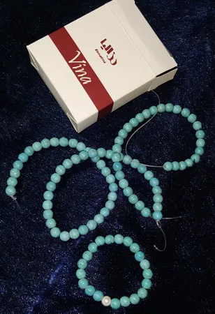 ریسه سنگ فیروزه رزالیا مدل Vina-AB-35