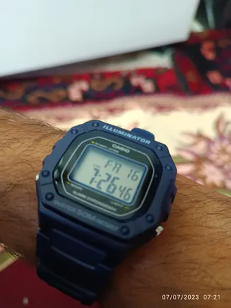 ساعت مچی دیجیتال کاسیو کد W-218H-2AVDF