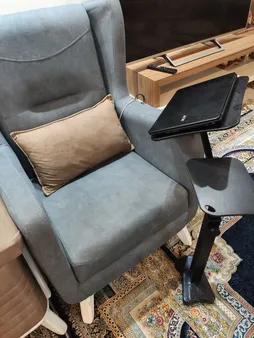 میز لپ تاپ پروتیبل مدل کول پد فن دار