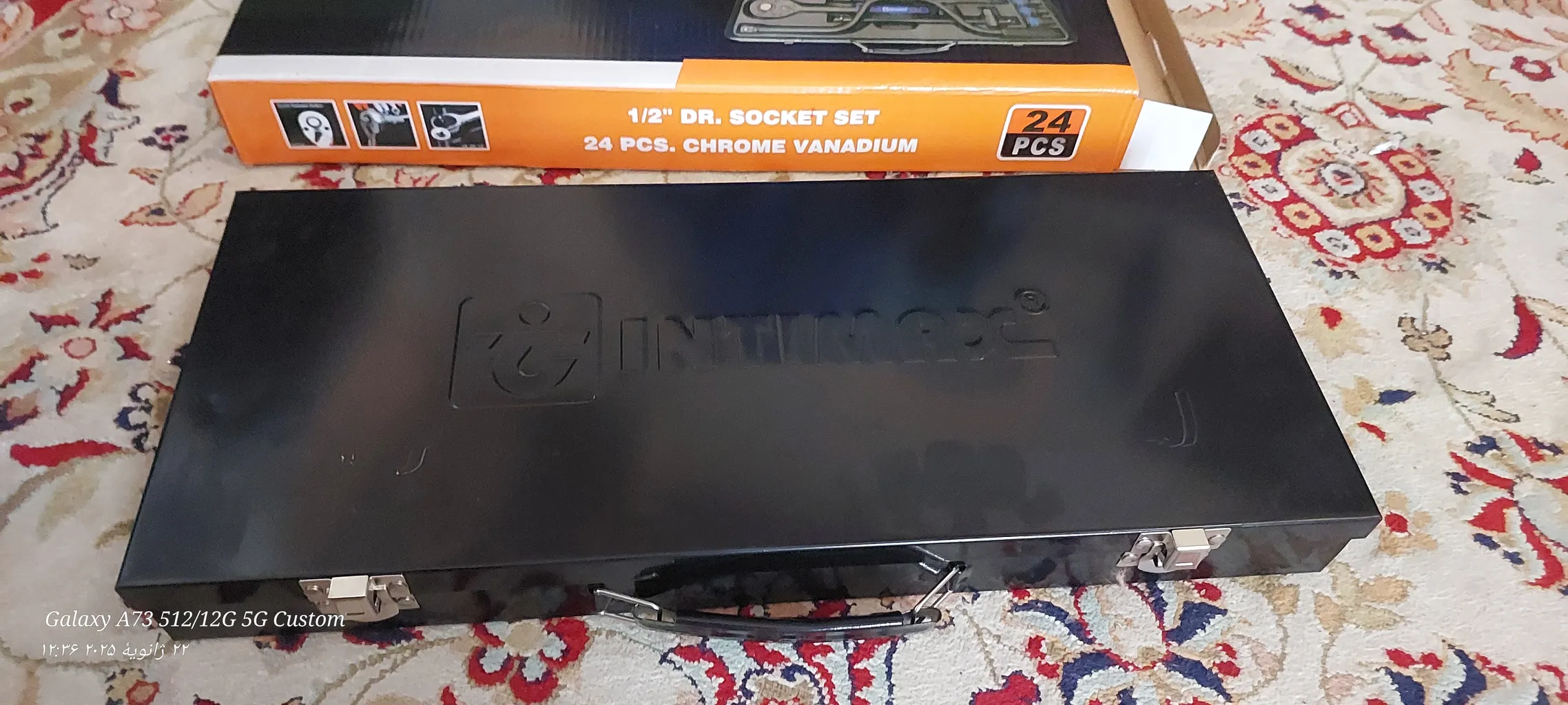 آچار بکس صنعتی اینتیمکث کد 4007 فشارقوی مجموعه 24 عددی