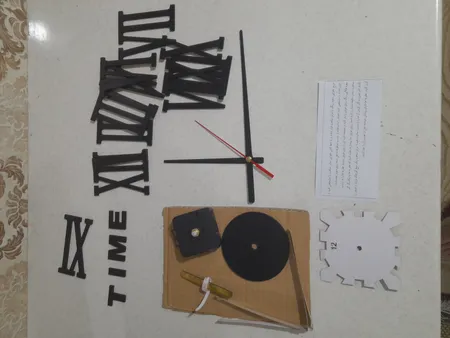 ساعت دیواری دکوراتیو مدل طرح رومی سایز 120