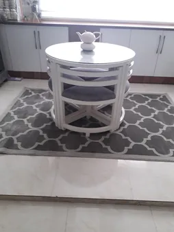 فرش ماشینی ساوین کد 4045 زمینه طوسی