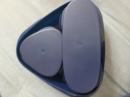 مجموعه 8 عددی ظروف سفری مدل لانچ کیت مثلثی